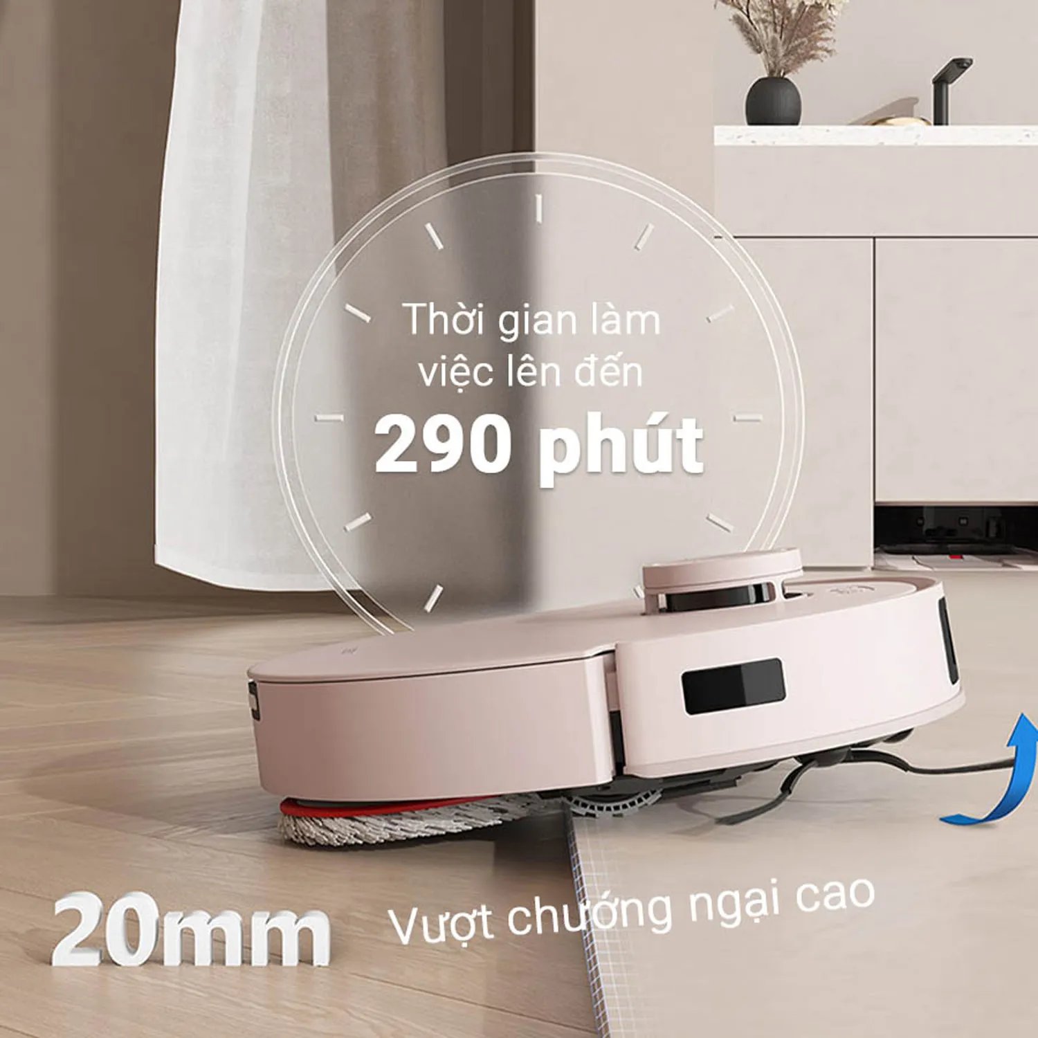 Robot hút bụi lau nhà Ecovacs T30 Pro Omni
