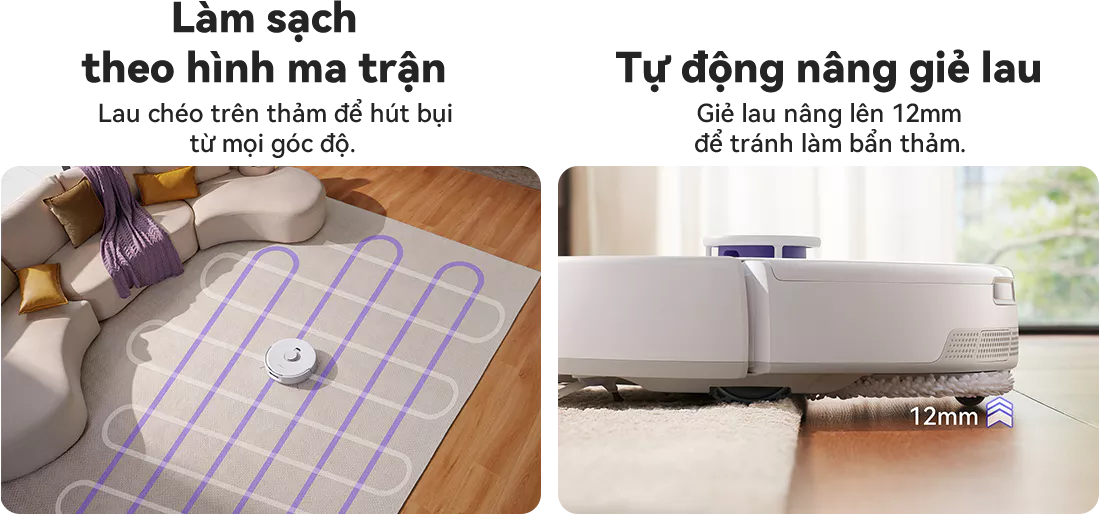 Robot hút bụi lau nhà Narwal Freo X Ultra hệ thống điều hướng