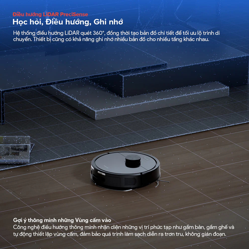 Roborock Q7 Pro Max điều hướng thông minh