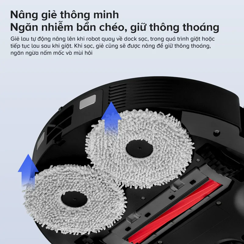 Roborock QRevo S Pro 2026 nâng hạ giẻ