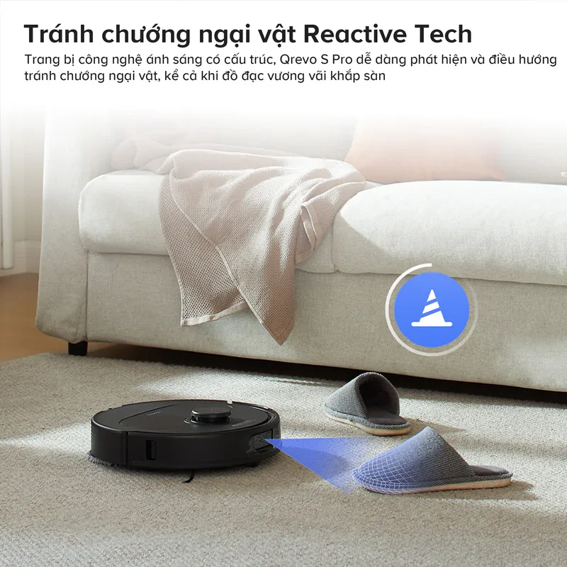 Roborock QRevo S Pro 2026 tránh chướng ngại