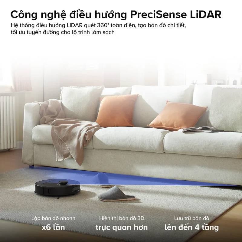 Roborock QRevo S Pro 2026 điều hướng thông minh