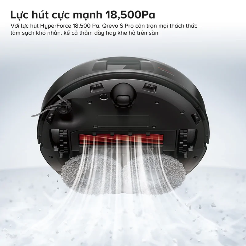 Roborock QRevo S Pro 2026 lực hút mạnh mẽ